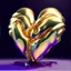 Placeholder: electric heart iridescent cloth