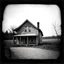 Placeholder: Daguerrotype frame old landscape odd creepy grey obsessive nostalgia weird house