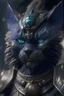 Placeholder: Nightmare Warrior cat-Bear alien,8k, finely detailed, photo realistic.