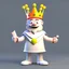 Placeholder: King cheerful 3D