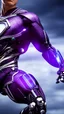 Placeholder: cyborg super man nion purple Suspicion interested in-depth details HD 4K 8K