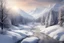 Placeholder: Create visual aids depicting real-life winter landscapes