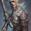 Placeholder: Insanely detailed photograph of an “portrait of Echo Knight ” with intricate half plate chest armor, intricate embroidered cowboy hat, handsomely clear face and hyperdetailed painting by Ismail Inceoglu Huang Guangjian and Dan Witz CGSociety ZBrush Central fantasy art album cover art,8K, hdr, romantic, mysterious, ominous, hands focused on a D20, jewelry, motivated