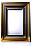 Placeholder: rectangular gold delicate art deco picture frame