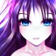 Placeholder: anime girl, cute, beautiful, neon eyes, metal face, white skin,8k