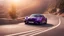 Placeholder: A sleek purple shiny (((Bentley Porsche Ferrari))), its contours and details perfectly captured in a (((cinematic view dramatic monsters))), zipping along a winding road under a beautiful black nightmare