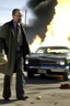 Placeholder: walter white walking away from a burning car with money in his hands