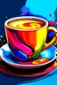 Placeholder: A vibrant and colorful rendering of a cup of tea with milk, showcasing the rich and bold flavors of the beverage.