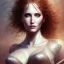 Placeholder: woman, mix christina hendricks daddario eva green bodybuilder by gerald brom luis royo