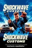 Placeholder: "Design a 90s-style action movie poster titled 'Shockwave Customs' with a blue theme and blue flames. Feature a super heroic mechanic in the foreground, fiercely battling thousands of adversaries with a spanner. In the background, show cars doing burnouts, creating a dynamic and intense scene. Capture the high-energy, gritty aesthetic of classic 90s action films. Prominently display the subtitle 'mmechanic negotiator' in bold, impactful lettering."