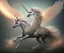 Placeholder: unicorn, fantasy art, highly detailed, intricate color patterns on wings, soft studio lighting, background 64k