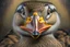 Placeholder: duck portrait, perfect composition, hyperrealistic, super detailed, 8k, high quality, trending on artstation, studio photo, highly detailed, wide borders