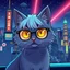 Placeholder: Cat hair emo , Lazer glass , Tokyo city night view wallpaper , cartoon