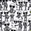 Placeholder: skeleton whit cool sunglasses, GG emotes, sprite sheet