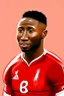 Placeholder: Naby Keita Guinean football player cartoon 2d