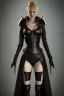 Placeholder: Cersei Lannister as evil dominatrix in black leather and high heeled boots, mistress, busty, cleavage, curvy, lena headay, angry, stern look. character design by cory loftis, fenghua zhong, ryohei hase, ismail inceoglu and ruan jia. unreal engine 5, artistic lighting, highly detailed, photorealistic, fantasy