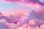 Placeholder: In a sea of clouds. Clouds are a mix of pinks, purples and peach colours from the sunset. It feels like you're flying in a dream. There is a lot of glitter in the clouds. It feels airy and light. Chromatic aberration effect. Dream aesthetic. y2k feeling. Clouds are really fluffy.