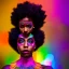 Placeholder: full body shot, masterpiece, best quality, family of three, dark skinned, sparkling eyes, fluorescent skin, colorful makeup, afro, highly detailed body, afrofuturism, scifi, sun light, 4K, RAW, depth of field, high contrast, realistic details, 24mm