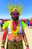 Placeholder: lord of the nerds at burning man festival