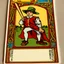 Placeholder: Combination tarot card and baseball card