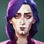 Placeholder: Portrait of a 30 year old sorceress like Emily Blunt