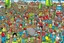 Placeholder: where's Wally but with cats big image city