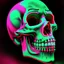 Placeholder: a field of 1000s of cartoonish, anatomically correct, skulls, vivid RANDOM BRIGHT neon colors, dark comedy, well lit, high detail, photorealistic, horrorcore, fun, scary, dead