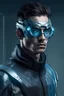 Placeholder: futuristic man