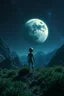 Placeholder: Alien watching earth
