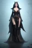 Placeholder: Amy Dumas as evil queen in black leather gown, evil, busty, cleavage, curvy, angry, stern look. character design by cory loftis, fenghua zhong, ryohei hase, ismail inceoglu and ruan jia. unreal engine 5, artistic lighting, highly detailed, photorealistic, fantasy