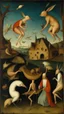 Placeholder: Hieronymus Bosch style , nightmares,