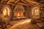 Placeholder: fantasy medieval room with fireplace