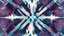 Placeholder: digital glitch pattern snowflake geometric abstraction by per kirkeby