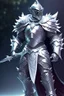 Placeholder: silver knight with magical armor