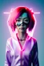 Placeholder: portrait, Asian cyborg woman, samurai warrior :: symmetry photography, cyberpunk style, pink hair, wires conveying, perfect eyes, samurai helmet, tiger mask, black samurai army, katana, japanese traditional ornaments, pink, white, black, glow eyes, cinematic, Ultra realistic, dark scene, soft color, highly detailed, unreal engine 5, RTX, ultra detail, 3d, finely drawn, high definition.