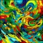 Placeholder: Van Gogh colorful, Abstract, Color, Designs, Famous, Fractal, Graphically, Oil Painting