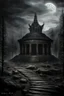 Placeholder: Barren realm of death, photorealistic