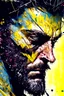 Placeholder: Close Up, Full Color Painting Of Wolverine, (((Graffiti Art) (By Carne Griffiths))), Yellow Wall Background, Insane Details, Intricate Details, Hyperdetailed, Low Contrast, Soft Cinematic Light, Dim Colors, Exposure Blend, Hdr, Front