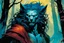 Placeholder: create a wildly conceptual closeup full body print illustration of a Lycan female mage with highly detailed hair and feminine facial features, in an ethereal, otherworldly ,ancient Spring forest , in the comic book art style of Bill Sienkiewicz, Mike Mignola, Sparth, Maxfield Parrish, and Jean Giraud Moebius, finely textured, drawn, colored, and inked, suffused with dramatic natural light and shadow of sunset