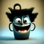 Placeholder: cartoon jug happy black hair