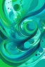 Placeholder: Generate an abstract design in blue and green