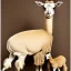 Placeholder: brown grey cream goats and alpacas PIERRE JOSEPH REDOUTÉ