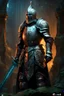 Placeholder: undead knight in a corroded armor, by greg rutkowski, cgsociety, ferdinand knab, rossdraws, tom bagshaw, global illumination, radiant light, detailed and intricate environment