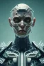 Placeholder: Symétrie!! Photographie portrait d'une femme cyborg, magnifique, top modèle, proportions parfaites, crâne tatoué, cyberpunk, science-fiction, majestueuse,chauve , asiatique , très réaliste, très détaillé, très intriqué, hdr, 16k, octane effect, rendering 3d, unreal engine 5, cinema 4d, décor futuriste, ville apocalyptique, 2050