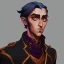 Placeholder: Portrait of a 35 year old handsome warlock