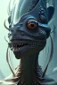 Placeholder: award winning portrait of a male anthropomorphic chameleon long black hair. character design by cory loftis, fenghua zhong, ryohei hase, ismail inceoglu and ruan jia. unreal engine 5, artistic lighting, highly detailed, photorealistic, fantasy