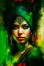 Placeholder: Portrait of An Indian beautiful woman by Jeremy Mann and Russ Mills, 8k resolution concept art triadic colors intricately detailed trending on Artstation