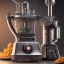 Placeholder: anthropomorphic evil food processor appliance 8k, full hd, hdr, by kinkade