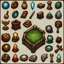 Placeholder: Mini symbols of classes in rpg game , extra detailed ,8k resultion