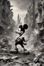 Placeholder: MICKEY MOUSE AS GODZILLA DESTROYING BUILDINGS IN SOUTH AFFRICA